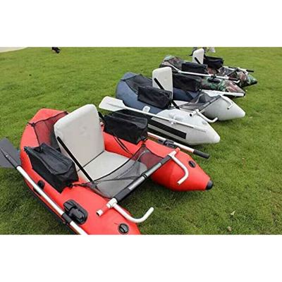 Commercial-grade wader belly boat, built for standing and wading fishing
